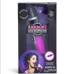Karaoke Microphone with Built-In Speaker